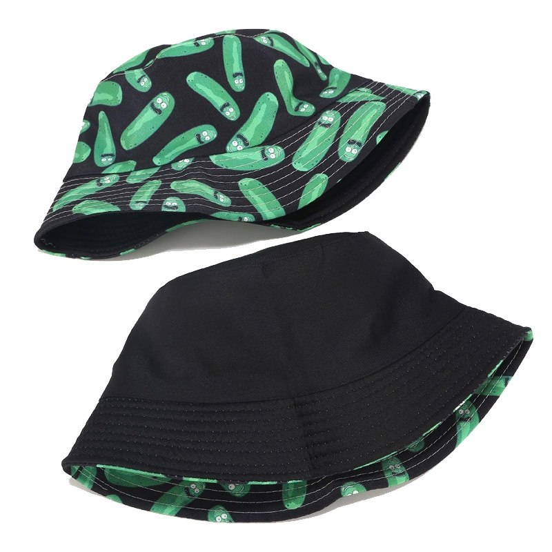 Fashion Designer Bucket Hat Famous Brand Custom Logo Double-Faced Unisex Adult Popular Fisherman Hat Bucket Women Cap