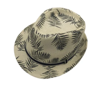 고품질 주문 여름 차가운 종이 나무에 의하여 인쇄되는 밀짚 모자